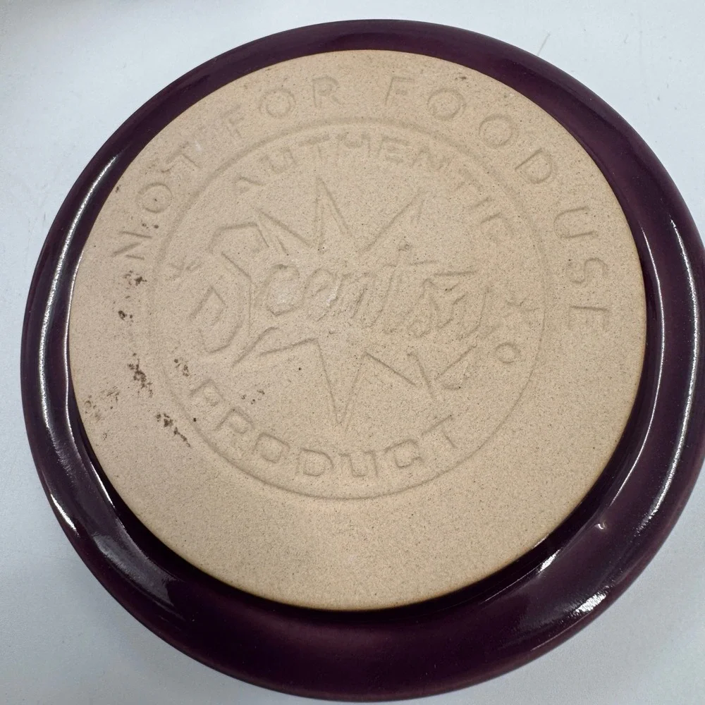 Scentsy Cosmos Wax Warmer Mid-Size Purple Embossed Ceramic Floral Electric